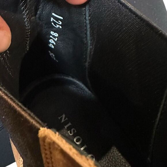 NISOLO $260 All-Weather Waterproof Textured Leather Chelsea Marco Slip-On Boots - Picture 12 of 13